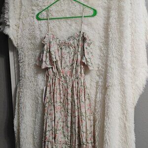 Lumiere Spring Vibes Floral Midi Dress NWT Size L